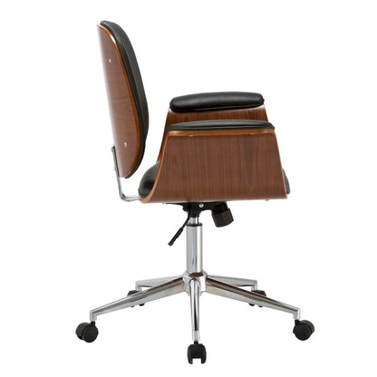 Carson Carrington Vejle Faux Leather Mid-Century Office Chair