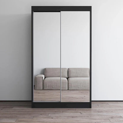 Copper Grove Parasol Modern Glossy Mirrored 2-door Wardrobe Armoire