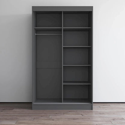 Copper Grove Parasol Modern Glossy Mirrored 2-door Wardrobe Armoire