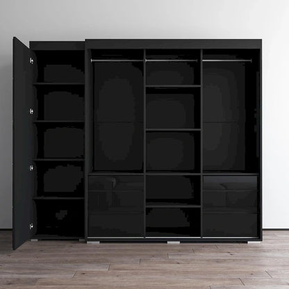 Monaco 3D-EX Wardrobe with 1 Mirror