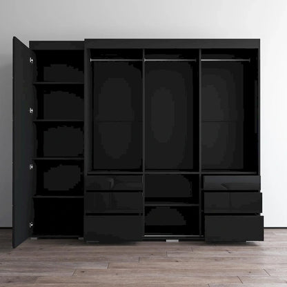 Monaco 3D-EX Wardrobe with 1 Mirror