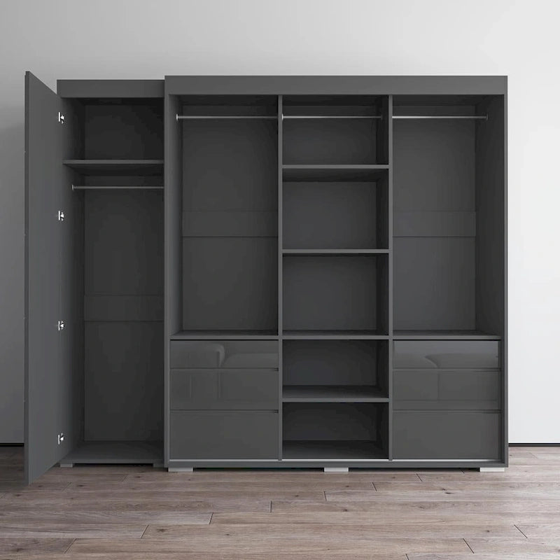 Monaco 3D-EX Wardrobe with 1 Mirror