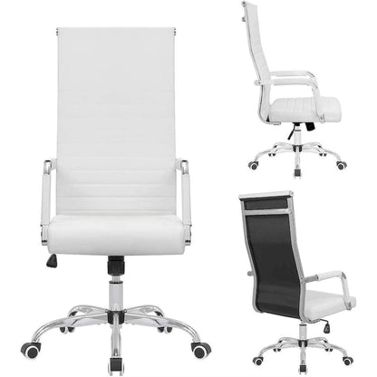 Homall Ribbed Office Chair High Back Conference Chair
