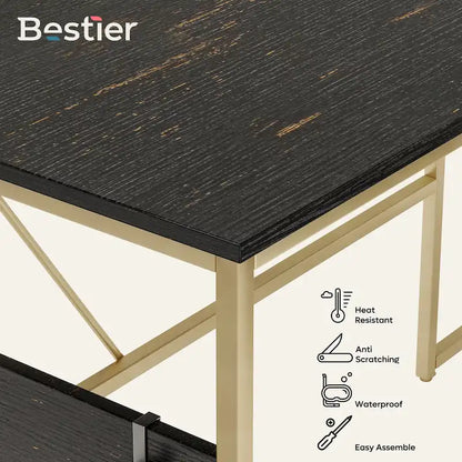 60 L Shaped Desk with Storage Cabinet Office Computer Desk