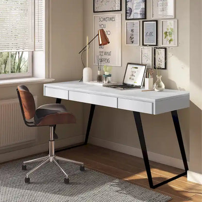 WYNDENHALL Mitchell Modern Industrial 54 inch Wide Desk