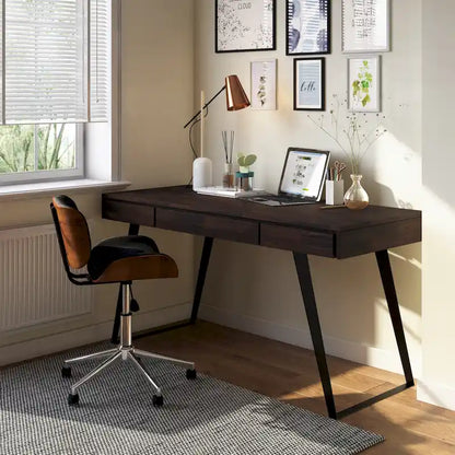 WYNDENHALL Mitchell Modern Industrial 54 inch Wide Desk
