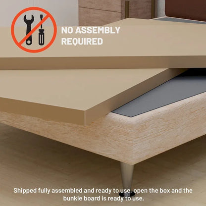 1.5-Inch Split Fully Assembled Bunkie Board For Mattress/Bed Support, Set Of 2,