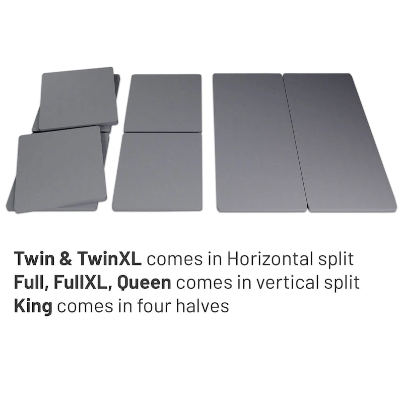 1.5-Inch Split Fully Assembled Bunkie Board For Mattress/Bed Support, Set Of 2,