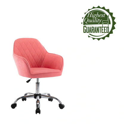 Porthos Home Noa Home Office Desk Chair, Fabric And Roller Wheels