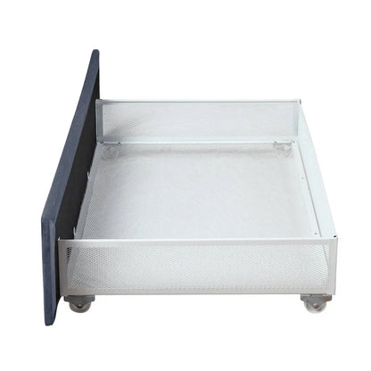 Rhiv Art Deco Upholstered 4-drawer Storage Bed by Furniture of America