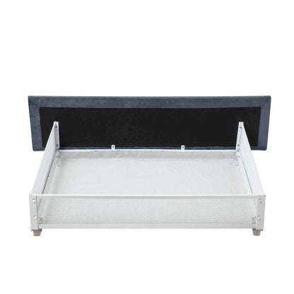 Rhiv Art Deco Upholstered 4-drawer Storage Bed by Furniture of America