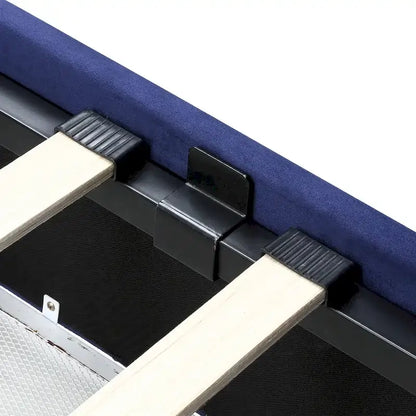 Rhiv Art Deco Upholstered 4-drawer Storage Bed by Furniture of America