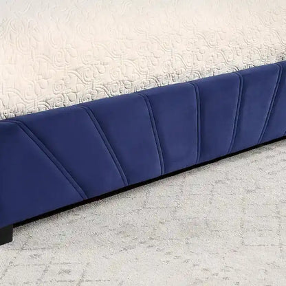 Rhiv Art Deco Upholstered 4-drawer Storage Bed by Furniture of America