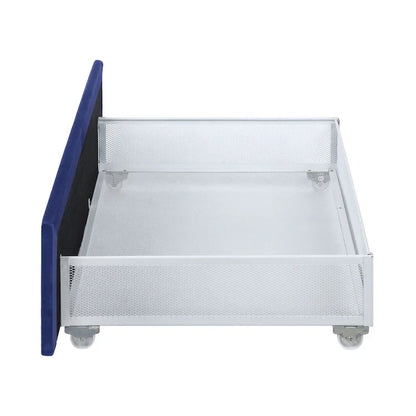 Rhiv Art Deco Upholstered 4-drawer Storage Bed by Furniture of America