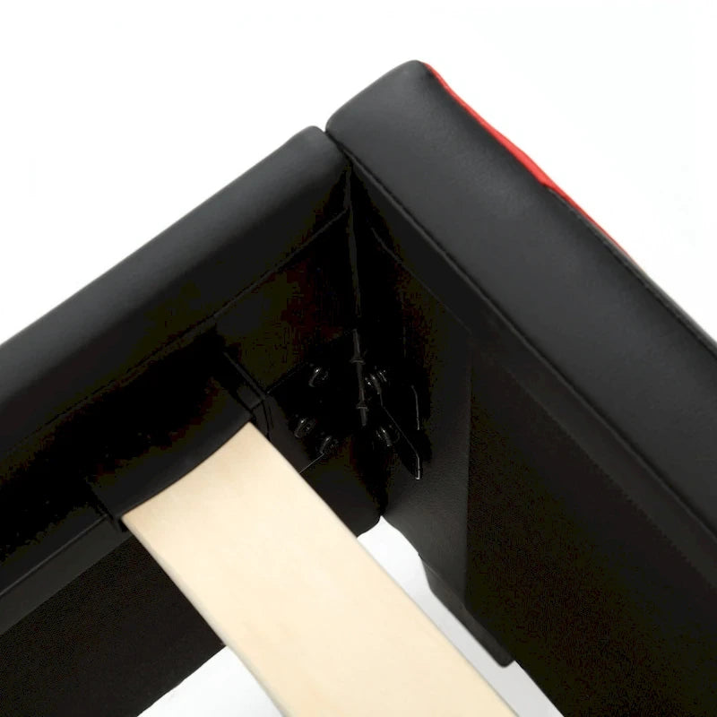 X Rocker Orion eSports Gaming Bed Frame with TV Mount, Black/Red, Twin