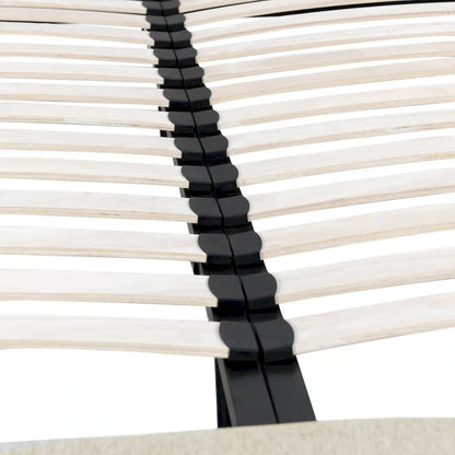 Classic Home Tate Upholstered Bed in Cream