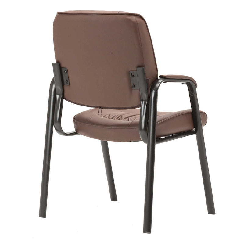 BTExpert Premium Leather Office Executive Waiting Room Guest/Reception Side Conference Chair