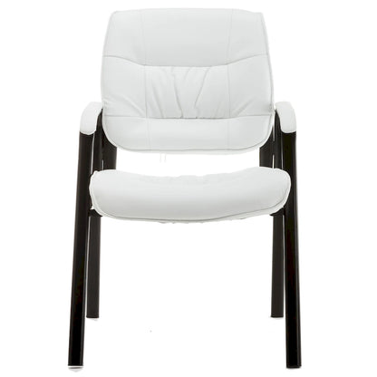 BTExpert Premium Leather Office Executive Waiting Room Guest/Reception Side Conference Chair