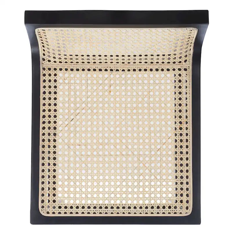 SAFAVIEH Carry Low Back Cane Counter Stool - 16 W x 19 D x 31 H - 16Wx19Dx31H