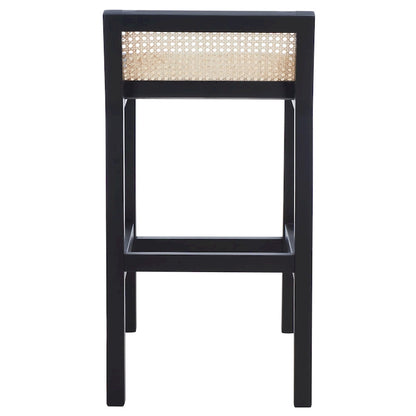 SAFAVIEH Carry Low Back Cane Counter Stool - 16 W x 19 D x 31 H - 16Wx19Dx31H