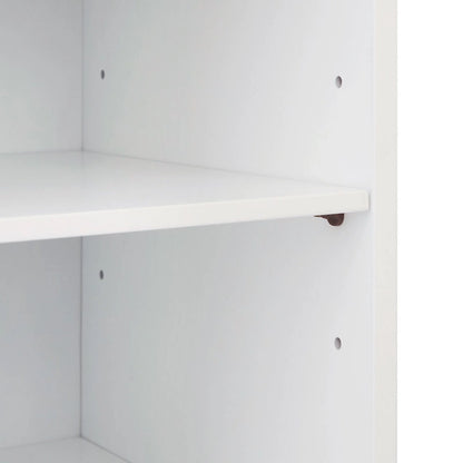 Teamson Home Tyler Modern Wooden Floor Storage Cabinet, Walnut and White