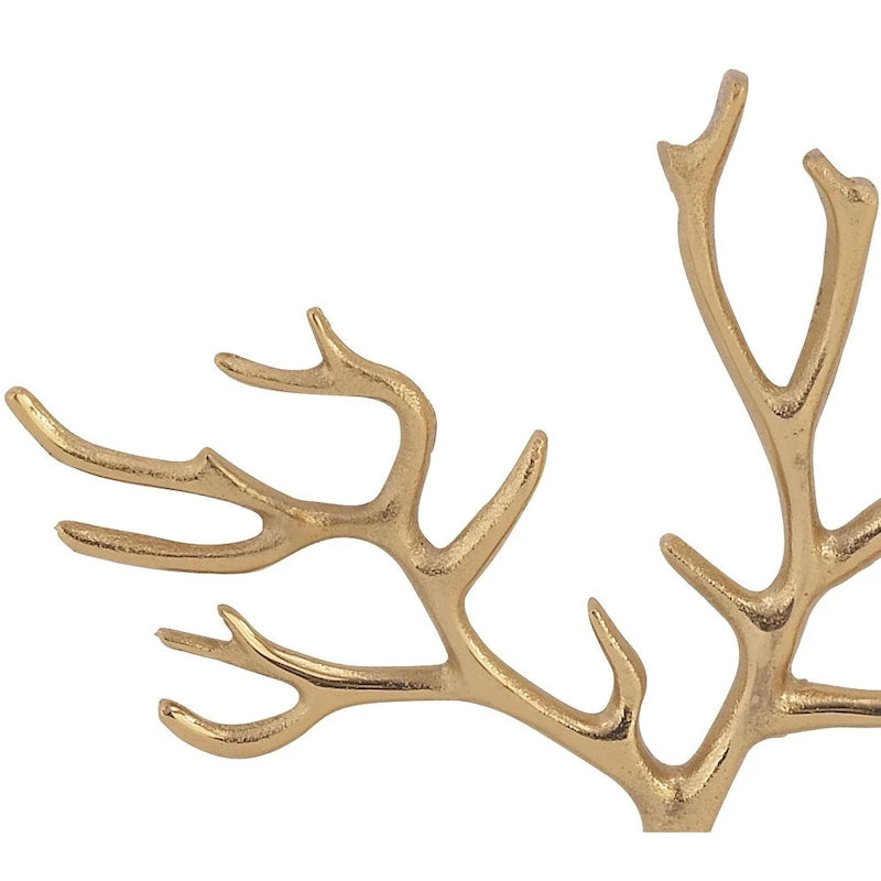 CosmoLiving by Cosmopolitan Marble Tree Jewelry Stand with Rectangular Base