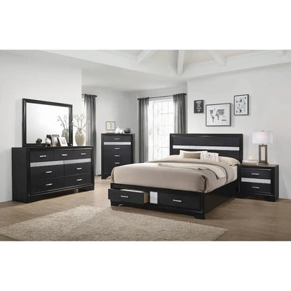 Corbin 4-piece Bedroom Set with 2 Nightstands and Dresser
