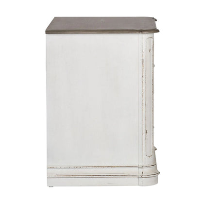 Magnolia Manor Antique White Jr Executive Media Lateral File