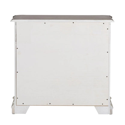 Magnolia Manor Antique White Jr Executive Media Lateral File