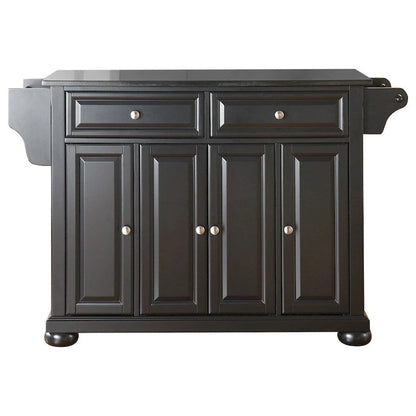 Crosley Alexandria Granite Top Full Size Kitchen Island/Cart - 18d x 51.5w x 34h