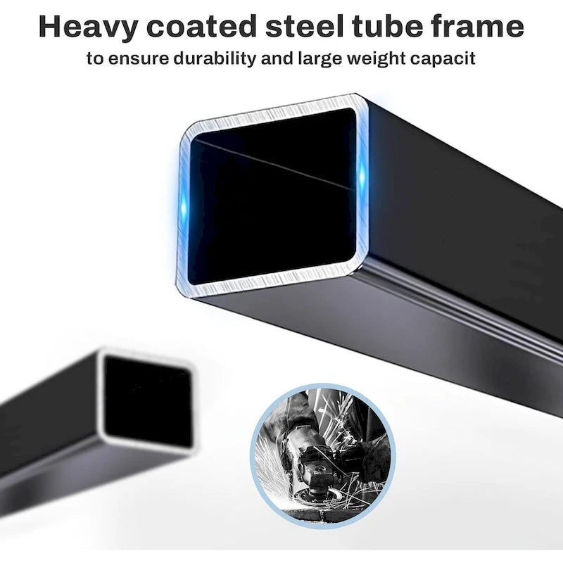 L Shape Gaming Computer Desk with File Drawer Printer Storage Shelves