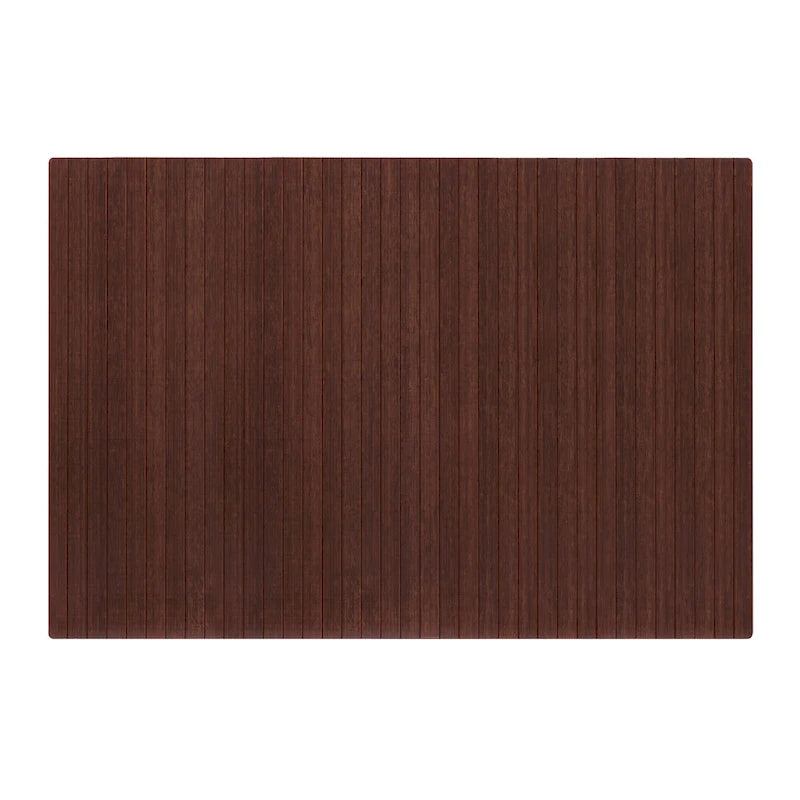 Jani Eco Bamboo Standard Rectangular Chair Mat - (72 x 48), Premium Quality, Eco-Friendly Chair Mat