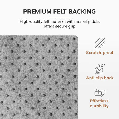 Jani Eco Bamboo Standard Rectangular Chair Mat - (72 x 48), Premium Quality, Eco-Friendly Chair Mat