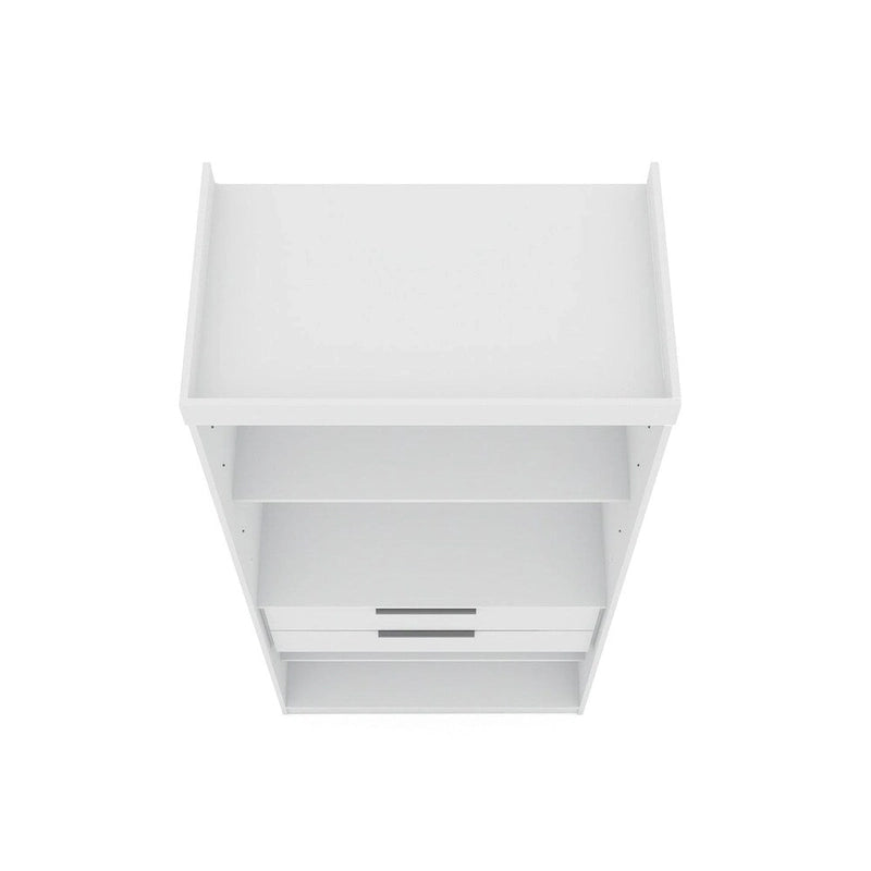 Mulberry Open 3 Sectional Modem Wardrobe Closet with 6 Drawers