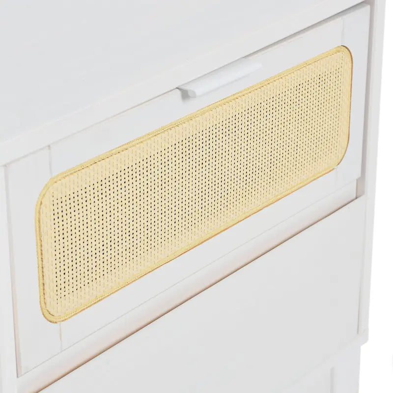 Crawford Wood 2-Drawer Bed Side Table