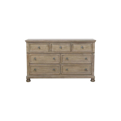 Donald 6 Piece Gray Modern Sleigh Storage Platform Bedroom Set