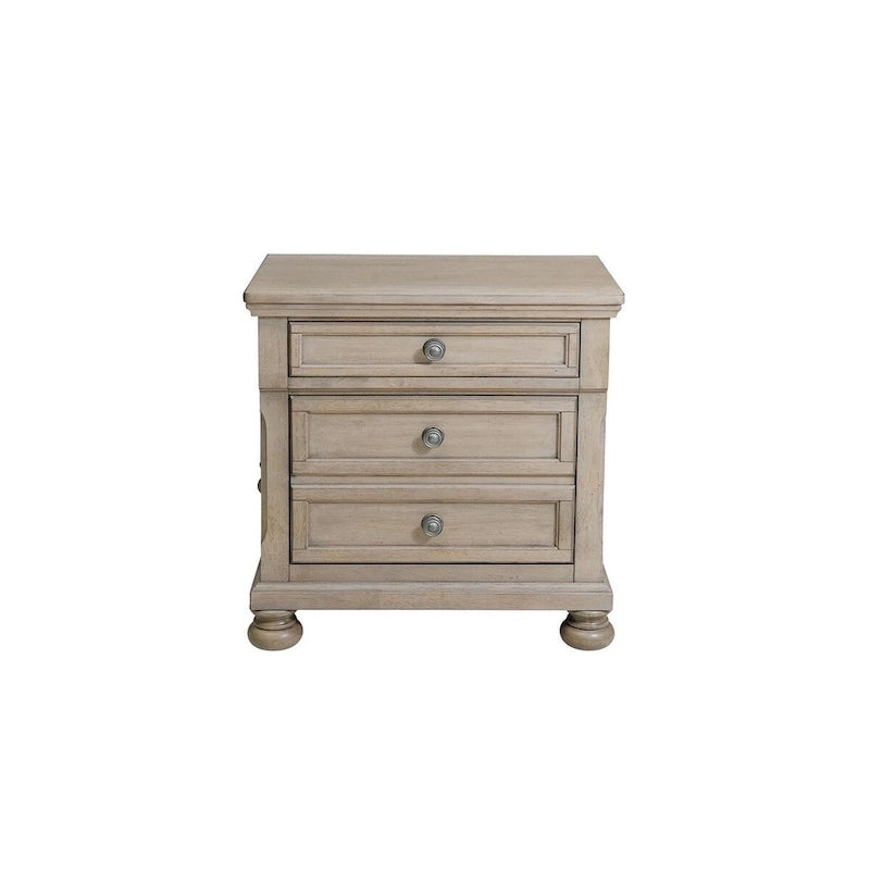 Donald 5 Piece Gray Modern Sleigh Storage Platform Bedroom Set