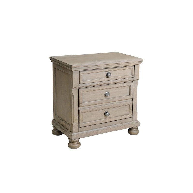 Donald 5 Piece Gray Modern Sleigh Storage Platform Bedroom Set