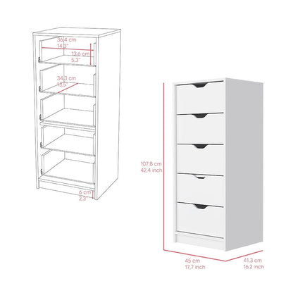 5 Drawer Narrows Dresser