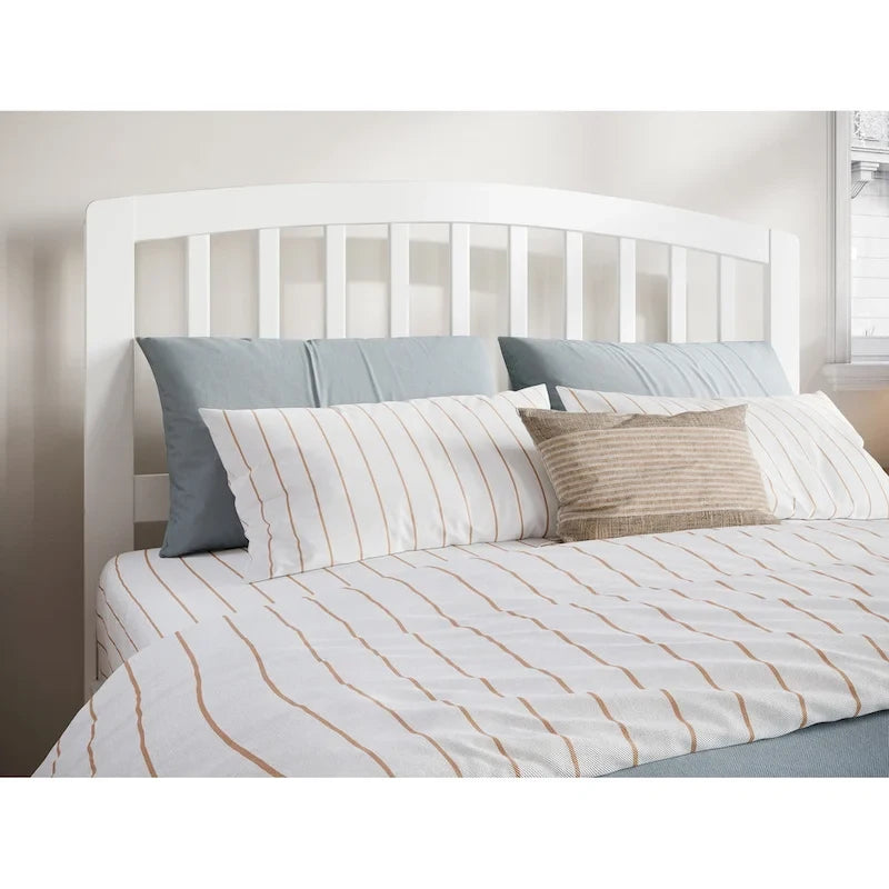 Quincy Solid Wood Low Profile Platform Bed with Matching Footboard