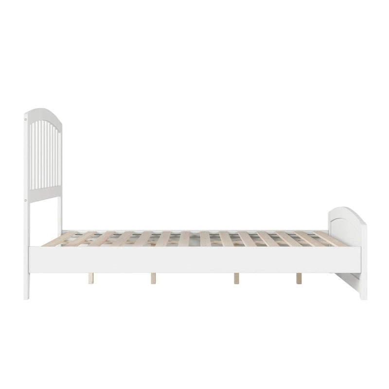 Quincy Solid Wood Low Profile Platform Bed with Matching Footboard