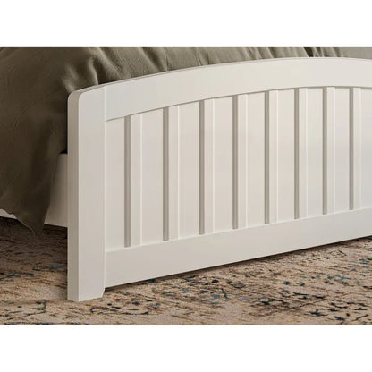 Quincy Solid Wood Low Profile Platform Bed with Matching Footboard