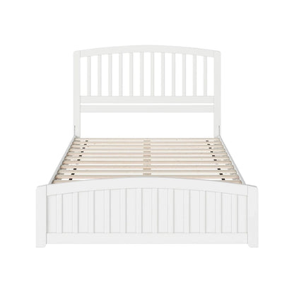 Quincy Solid Wood Low Profile Platform Bed with Matching Footboard