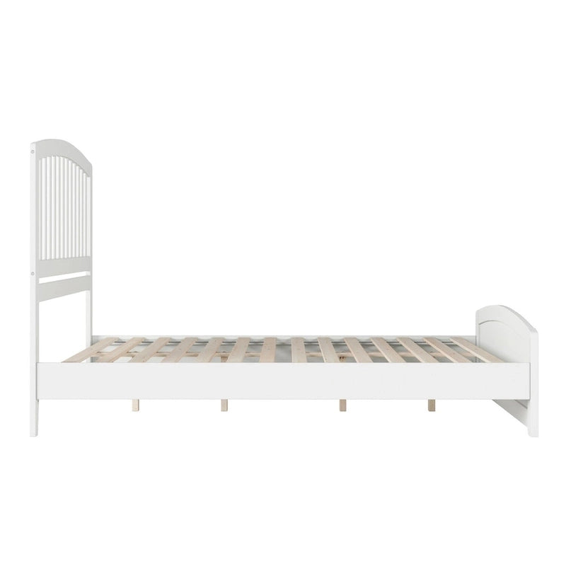 Quincy Solid Wood Low Profile Platform Bed with Matching Footboard