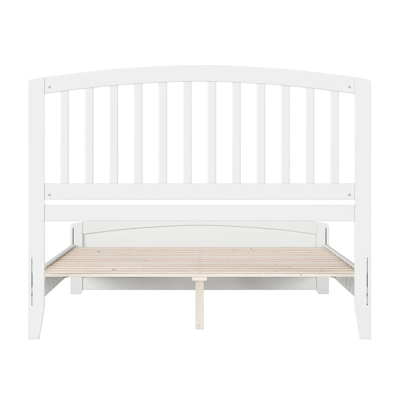 Quincy Solid Wood Low Profile Platform Bed with Matching Footboard