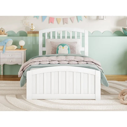 Quincy Solid Wood Low Profile Platform Bed with Matching Footboard