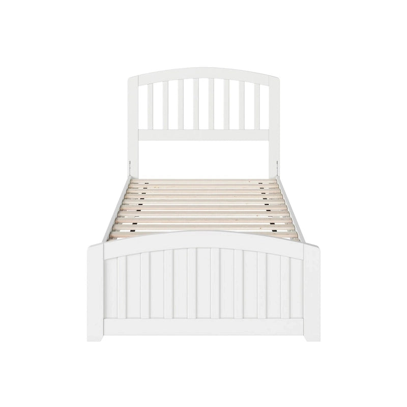 Quincy Solid Wood Low Profile Platform Bed with Matching Footboard
