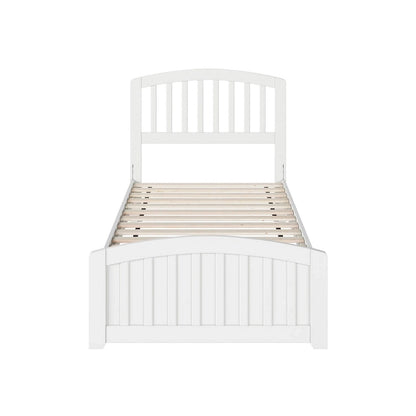 Quincy Solid Wood Low Profile Platform Bed with Matching Footboard