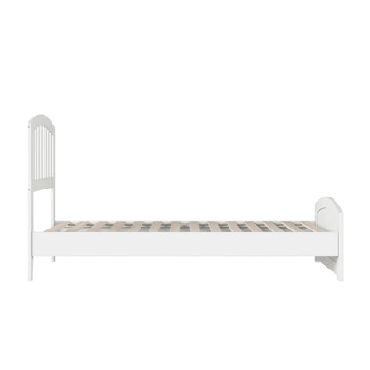 Quincy Solid Wood Low Profile Platform Bed with Matching Footboard