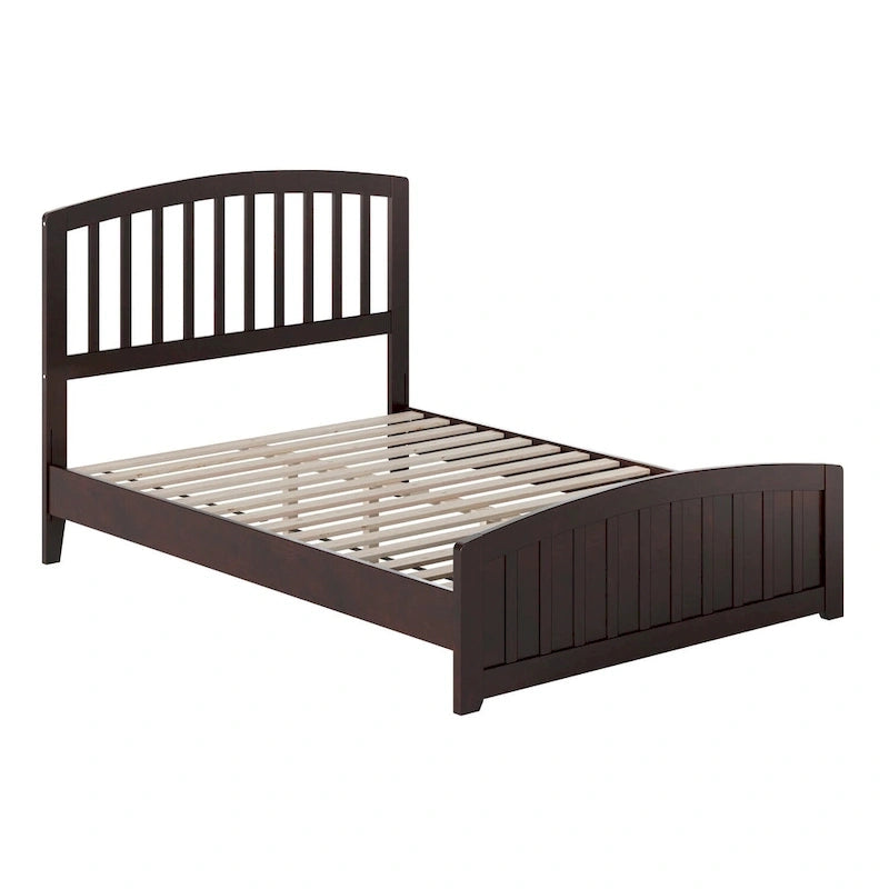 Quincy Solid Wood Low Profile Platform Bed with Matching Footboard